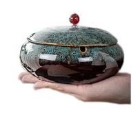 5.7" Large Ashtrays for Ceramic with Lids Ash Tray Outdoors Ashtrays for Indoor