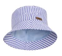 Trespass Kids Berwick Striped Bucket Hat - Blue Tone - 5-7 Years - Blue Tone - 75% Cotton/25% Polyester