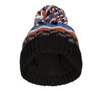 Trespass Kids Twiglet Chunky Knit Fleece Lined Hat - Blue - Blue - 5-7 Years