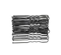 5/7cm 20Pcs U Shaped Hairpin Hair Clips Bobby Pins Metal Barrette Women Modeling Tools Bridal Hairstyle Tool(Black 5CM)