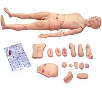 5.7ft Care Manikin Training CPR Simulator Basic Nursing Geriatric Human Model Mannequin Full Body for Students Education Teaching Medical Training Skills