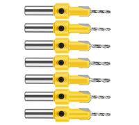 5 / 7Pcs 8mm Shank Woodworking Countersink Drill Bits Router Bit Screw Extractor Demolition Wood Milling Cutter Furniture Assembly Drill Bits