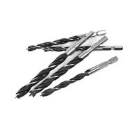 5/7Pcs Hexagonal Handle Three Point Woodworking Drill Metal Kit Countersink For Wood And Drilling 3/4/5/6/7/8/10mm(A)