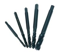 5/7pcs Spiral Hand Thread Tap Screw Point Metric Plug Drill Bits M3 M4 M5 M6 M8 M10 M12 Tools(7PCS)