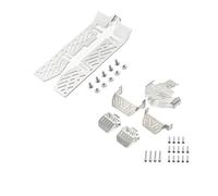 5/7PCS TRX4 Stainless Steel Chassis Armor Skid Plate, Anti-Skid Protection For 1/10 RC Crawler TRX-4 RC Car Upgrade Parts(7PCS)