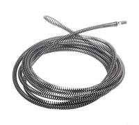 5/8/10m Drain Auger Cable Drain Snake Clog Remover with Drill Connector Flexible Plumbing Drill Pipe Cleaner for Kitchen, Bathroom, Toilet and Shower Sink(5 meters)