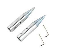 5/8" (16mm) Spindle Tapered Threaded Adapter Left & Right Pair Suitable for 3/16" to 13/16" Arbor Hole Polishing Wheel for Bench Grinder