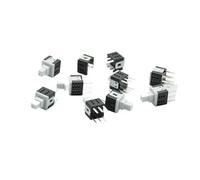 5.8 * 5.8nn Keyboard Switch Push Tactile Power Self Lock On/Off Latching 6pin 12V0.1A 10Pcs(10reset)