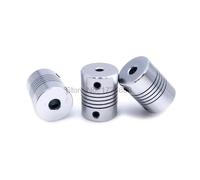 5 8 6.35mm 8mm 10mm D19*L25 Aluminium flexible Jaw Shaft Coupling CNC Stepper electronic starter Coupler Encoders Engraving Machine(6x6.35)