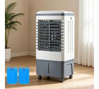 5.8 Gal Evaporative Air Cooler,Portable Cooling Fan with Remote&2 Ice Packs