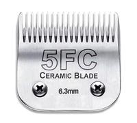 5/8" HT Detachable Pet Ceramic Blade，Compatible for Andis，Compatible for Oster，A5，Compatible for Wahl，Compatible for KM，Series Dog Cat Clipper,Size: 3/4" 16mm(5fc 1pcs)