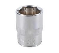 5/8" Imperial 6 Point 3/8" Drive Shallow Socket SAE AF Chrome Vanadium Steel