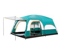 5-8 Person Camping Tent Spacious Camping Tents Light and Practical Tent with Living Area for Camping,Hiking Party 2-Room Camping Tent A