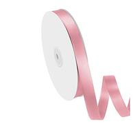 5/8'' Width x 100 Yards Satin Fabric Ribbon, Light Pink Ribbon Perfect for DIY Bows, Swags, Gift Wrapping, Crafting, Wedding and Party Decoration