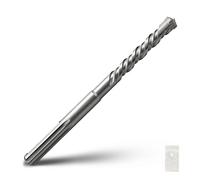 5/8 x 10 inch SDS Max Rotary Hammer Drill Bit, 16x260mm Carbide Tip Masonry Drill Bit,Concrete Drill Bit for Masonry, Brick, Stone, Concrete (Length :260mm / 10 inch, 16mm (5/8 in) Diameter)