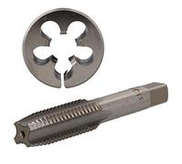 5/8" x 11 UNC Tap & Die Tungsten Steel Taper and 38mm Split Die