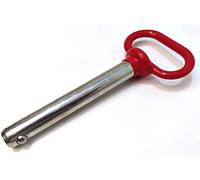 5/8" x 4" Red Handle Detent Pin Quick Release Hitch Pin for Simple Insertion and Remove,Trailer,Automatic Equipment Multipurpose Pin