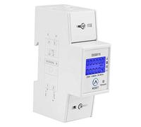 5-80A 230V 50Hz Digital LCD Display Single Phase Energy Meter Watt Meter DIN Rail Mounting KWh DDS015 Overload Protection Energy Saving
