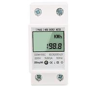 5-80A DDM15SC LCD Digital Display Single Phase Din Rail Electronic Energy KWh Meter