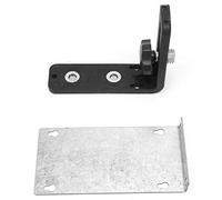 5/8inch Wall-Mounted Universal Thread Magnetic Bracket for Laser Level L Shape Fixed Stand - Black