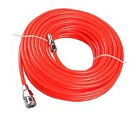 5 * 8mm Air Hose Line with Quick Coupler and Plug, Heavy Duty High Pressure Pneumatic Tube for Automated Production & Repair red 15m