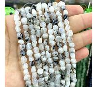 5-8mm Natural Stone Mix Colorful Irregular Crystal Loose Spacer Beads for Jewelry Making DIY Bracelet Charms Accessories 15''-Black moonstone-5-8mm 36-38cm