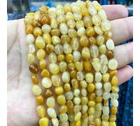 5-8mm Natural Stone Mix Colorful Irregular Crystal Loose Spacer Beads for Jewelry Making DIY Bracelet Charms Accessories 15''-Yellow topaz-5-8mm 36-38cm