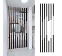 5/8pcs Privacy Screens Column No-Drill Post, Freestanding Room Divider for Open Floor Plan Separation, Easy Assembly Partition Post - Customizable Size(8pcs-A,110cm/43in/3.6ft)