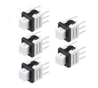 5.8x5.8x7mm PCB DIP Mounting Tact Tactile Push Button Switch Latching 6Pin 5PCS