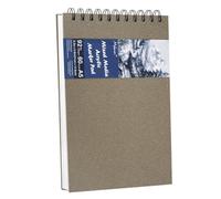 5.8x8.3in Sketch Book, 60Sheets Spiral Bound Notebooks, Bright White 92lbs/150gsm Acid-Free Drawing Paper for Painting,Sketching, Professional Sketch Pad for Artists, Beginners. BW-Light Coffee