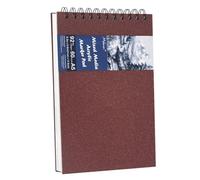 5.8x8.3in Sketch Book, 60Sheets Spiral Bound Notebooks, Bright White 92lbs/150gsm Acid-Free Drawing Paper for Painting,Sketching, Professional Sketch Pad for Artists, Beginners. BW-Wine Red