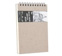 5.8x8.3in Sketch Book, 60Sheets Spiral Bound Notebooks, Natural White 92lbs/150gsm Acid-Free Drawing Paper for Painting,Sketching, Professional Sketch Pad for Artists, Beginners. NW-Beige