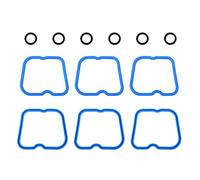 5.9 Cummins Valve Cover Gasket Seal Set (6pcs) Fit for 1989-1998 Ram 2500 3500 D250 D350 W250 W350 Cummins 12V 6B 6BT 5.9L Replaces# 3902666 VS50396R1
