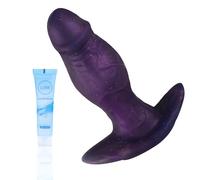 5.9‘’ Wearable Butt Plug Small Anal Plug Anal Dildo,Big Plugs Wearable ButtPlug Silicone Anal Stretcher,Big Knot Dildo Prostate Massager Fantasy Butt Plug Anal Sex Toys for Men Women