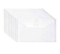 5.9 x 9.9 inch Large Stamp & Die Storage Pockets Resealable Clear Plastic Seal Bags Storage Case for Cutting Dies Stencil Album Stamp Crafts for DIY Scrapbooking Paper Card Craft Cutting Die