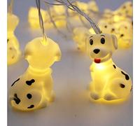 5.9ft/1.8M 10 LEDs Cute Animal Dog String Lights,Battery Powered Lights for Home Party, Children Kids Bedroom,Children room,Nursery,Library or Any Kids Party Decoration.