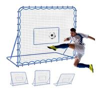 5.9x5FT Soccer Rebounder Net, Quick-Switch Angle Soccer Training for Control, Passing Practice, Easy Setup Rebounder Gifts Aids & Equipment for Kids,Teens & Adults