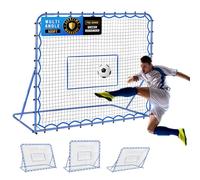 5.9x5FT Soccer Rebounder Net, Quick-Switch Angle Soccer Training for Control, Passing Practice, Easy Setup Rebounder Gifts Aids & Equipment for Kids,Teens & Adults