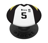#5 Ace Owl Team Jersey Volleyball Anime Fly Banner PopSockets Grip and Stand for Phones and Tablets