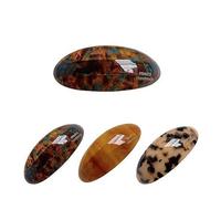 5 Acetate Oval Hairpins, Lightweight, Sturdy And Easy To Disassemble, French Tortoiseshell Style, Suitable For Women'S Hairstyles, Daily Styling Embellishment.