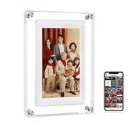 5" Acrylic Wifi Digital Photo Frame, Smart Cloud Photo Frame With Ips Touch Screen, Share Photos/Videos Via Or Sd Card, Auto-Rotate