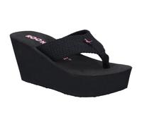 Rocket Dog Womens/Ladies Diver Webbing Slip On Wedge Sandals (5 UK) (Black)