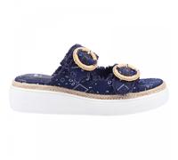 (5 (Adults')) Favor Howdy | Navy | Women's Sliders