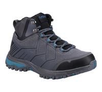 (5 (Adults'), Grey/Blue) Wychwood Mid Grey/Blue Waterproof Ladies Eco-Conscious Lace-up Boots