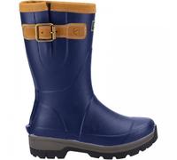 (5 (Adults'), Navy) Stratus Short Navy Unisex All Weather Short Wellingtons