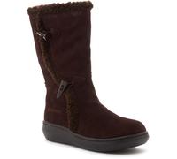(5 (Adults')) Slope | Chocolate | Ladies Warm-Lined Zip-Up Mid-Calf Boots