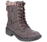 (5 (Adults')) Thunder Galaxy | Brown Galaxy | Women's Zip-Up Biker Ankle Boots