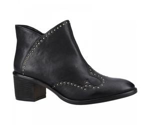 (5 (Adults')) Waverly | Black | Women's Studded Ankle Boots