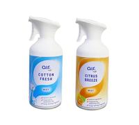 5 Air - Cotton Fresh & Citrus Breeze Mist | Dry Air Freshener - Long-lasting Fragrance | 250mL Each [Total 500mL]