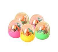 5 Animal erasers School Stationery Kids Mini Rubber erasers Dinosaur Easter Eggs Kids Bag Stuffer Mini Novelty Toy School Supplies Cartoon Small Toy Child